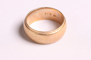 Metal Gold Rings (4 inch, 12 Pack)