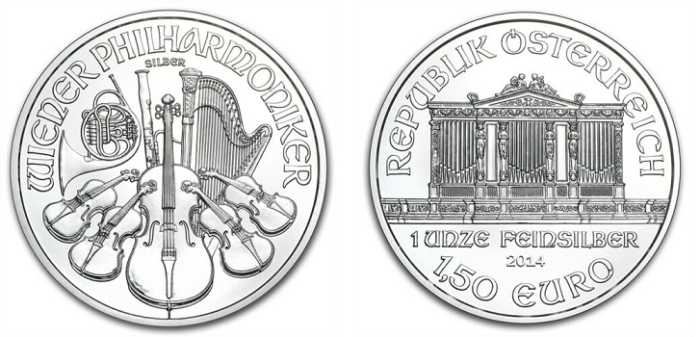 Viennta Philharmonic Silver Coins