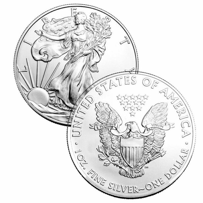 1984 1 OZ SILVER LIBERTY EAGLE; .999+ PURE SILVER Silver Bullion Coins /  Currency For Sale