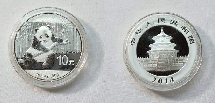 Chinese Silver Panda Coins