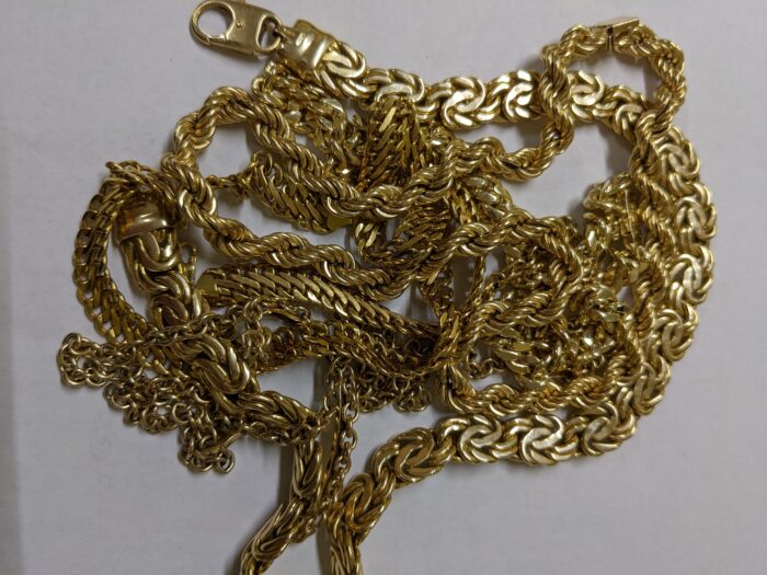gold chain scrap