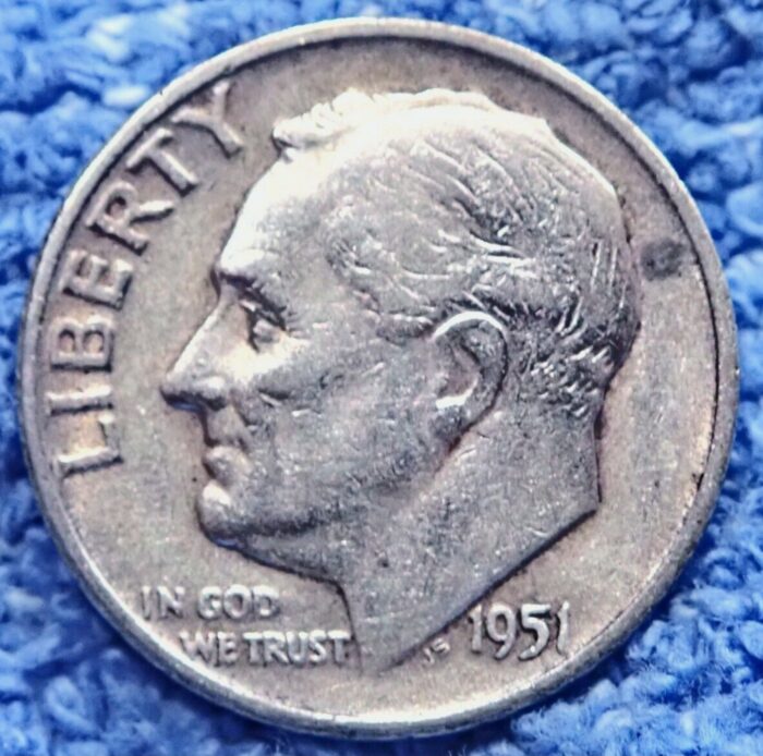 roosevelt dime front