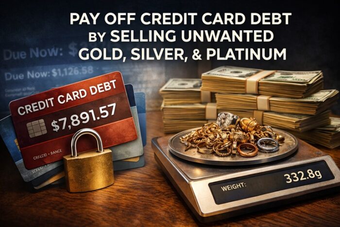 reduce high interest debt by selling gold
