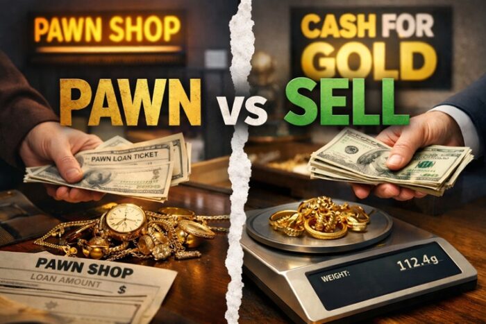 should you pawn or sell your gold