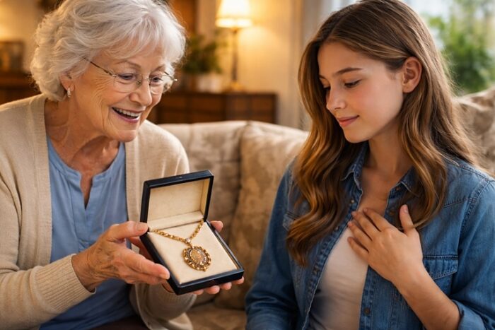 sentimental jewelry gift from grandmother